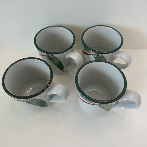 Vintage Noritake Coffee Mugs in New West Pattern Set of 5 - Picture 5 of 12